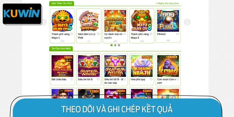 Theo Dõi Và Ghi Chép Kết Quả